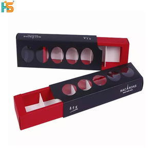 Bán Sỉ Hộp Giấy Ngăn Kéo Mini Đựng Thức Ăn Bánh Hộp Quà Tặng <span class=keywords><strong>Macaron</strong></span> Tùy Chỉnh Đóng Gói - Product Image 6