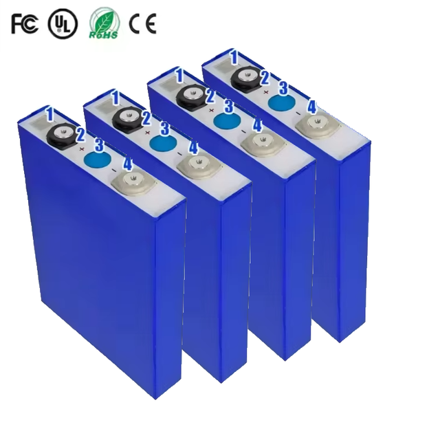 3.2V LiFePO4 Square Battery Pack High Capacity 50Ah/100Ah/105Ah/125Ah for Solar Energy Storage, RV, UPS Power System