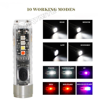 STARYNITE S11 Porte-clés Led Lampe de poche lumineuse Glow in the Dark Version