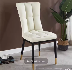Silla de Escritorio Moderna Minimalista de Cuero PU con Respaldo Alto, Cojín Suave y Grueso, Cómoda y Duradera para Oficina en Casa o <span class=keywords><strong>Apartamento</strong></span> - Product Image 6