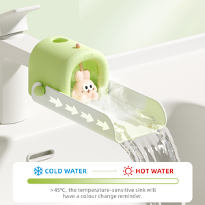 Extensor de Grifo de Agua para Lavado de Manos para Niños, Diseño de Conejo de Dibujos Animados, Material PP Seguro, <span class=keywords><strong>ELSABABY</strong></span> EB-1205 - Product Image 3