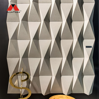 Panneaux muraux en aluminium 3D modernes ALUMTIMES, panneaux métalliques CNC, revêtement extérieur, façade architecturale, revêtement pour projet de villa