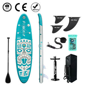 Tavola da Surf Paddle in PVC Unisex con accessori linfa per acque oceaniche SUP Surf Paddle Board per Surf in acqua - Product Image 1
