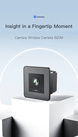 Caméra pour aquarium 1080P HD sans fil 2.4G WiFi, mini caméra adhésive avec vision nocturne 940nm, interphone bidirectionnel, détection de mouvement