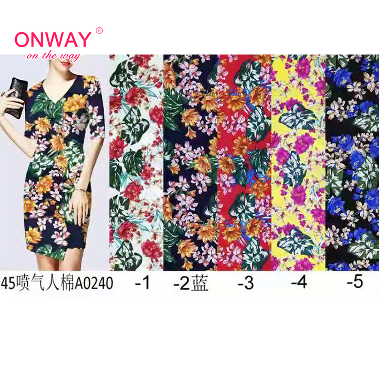 2023 хорошее качество, тканый логотип oem, цифровая ткань, искусственный шелк, цветочный принт