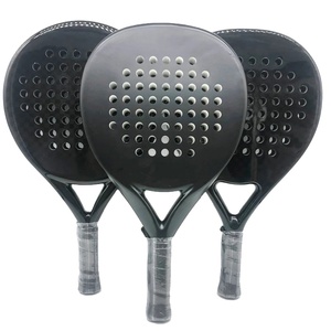 Racchetta da Padel Tennis di Alta Qualità in Fibra di Vetro + Carbonio/100% /3k /18k Carbonio Personalizzata a Forma di Diamante - Product Image 3