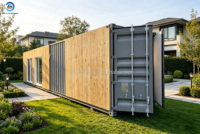 Usine de conteneurs Skyacross, maison modulaire en acier préfabriquée de luxe, entièrement équipée, mobile
