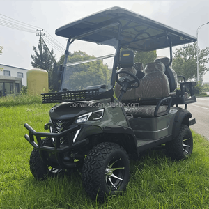 2024 nouveau Style chariot de Golf électrique 4 + 2 places Kart de Golf hors route Buggy jardin Villa chasse chariot de Golf - Product Image 5