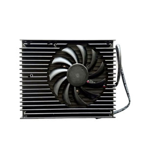 Módulo de Disipador de Calor de Aluminio Compuesto Anodizado en Negro con Ventilador de Refrigeración Activo para CPU Pequeña, GPU, Chip Gráfico, Dispositivo Integrado OEM - Product Image 1