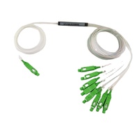 MT-1080-C 0.9mm 1*2 1*4 1*8 1*16 1*32 2*16 2*32 baja Bare Fiber Optical Splitter mini Tube Splitter PLC