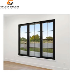 Fenêtre en verre GS de haute qualité Fabricant de fenêtres fixes en aluminium Maison insonorisée Fenêtres en aluminium personnalisées - Product Image 4