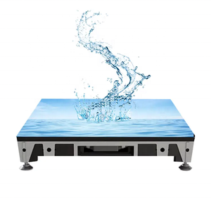 Pantalla LED de suelo para espectáculos, con video a todo color HD, interactiva, para interiores, para centros comerciales, con baldosas de piso de baile P3.91. - Product Image 6