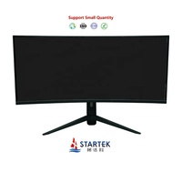 Moniteur de jeu FHD 34 pouces 3440x1440, écran LCD incurvé C-Curved R1500, compatible Windows/Android/Linux
