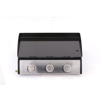 Grill de table portable à 3 brûleurs pour restaurant, équipement de restauration en acier inoxydable, plaque de cuisson électrique, plaque de cuisson au gaz