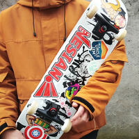 Vinilo personalizado troquelado Cool Skateboard bicicleta bomba calcomanía portátil pegatinas