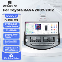 Autoradio multimédia Android 8 cœurs DUDUAUTO avec Carplay et Auto pour Toyota RAV4 2007 - 2012