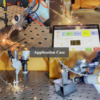 Bras robotique automatique à haute efficacité, robots collaboratifs, machine de soudage au laser portable à 6 axes