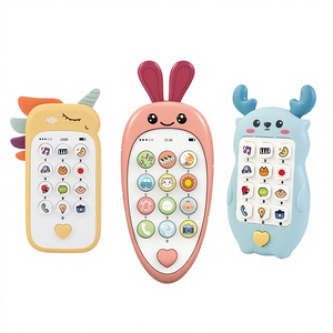 Téléphone musical pour bébé, <span class=keywords><strong>jouet</strong></span> éducatif précoce en plastique, avec écran, étanche, portée <1,5 km, pour 0-3 mois - Product Image 1