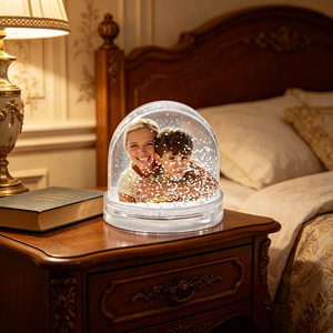 Promotional Eco-Friendly Plastic Empty Classic Photo Snow Globe Picture Frame Snow <strong>Ball</strong> DIY Gifts - Product Image 6