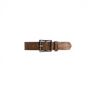 Ceintures Formelles Homme Tendance en Cuir de Vachette, Boucle Carrée en Acier, Style Vintage, Écologiques, Imperméables, Vente Chaude, Fournisseur d'Usine - Product Image 5