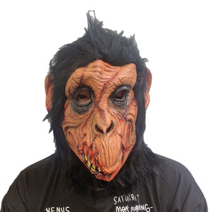 Disfraz <span class=keywords><strong>de</strong></span> Halloween para hombres y mujeres, mascarilla blanca <span class=keywords><strong>de</strong></span> lujo con calavera <span class=keywords><strong>de</strong></span> la muerte, huesos, mascarilla completa - Product Image 2