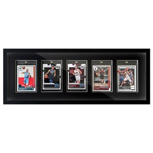 <span class=keywords><strong>Cadre</strong></span> d'affichage mural pour cartes à collectionner avec <span class=keywords><strong>verre</strong></span> trempé pour 5 cartes standard - Product Image 2