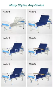 Cama Hospitalaria Manual con Manivela Única y Cabecera de ABS para Terapia - Mobiliario Médico - Product Image 5