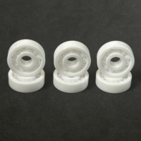 Roulement à billes à gorge profonde en céramique 696 6*15*5mm avec billes en ZrO2 pour équipements chimiques, médicaux et dentaires