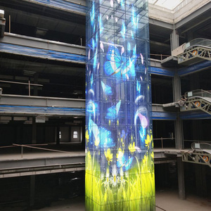 Quảng cáo hiện đại màn hình Dip LED lưới màn hình 500*1000 mét Bảng điều chỉnh trong suốt LED hiển thị cho thương mại - Product Image 6