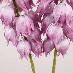 Fleurs de clochettes artificielles en soie, branche unique, haute simulation, décoration de mariage, décoration de la maison - Product Image 3