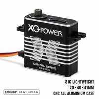 Nuevo Servo Digital sin Núcleo XQ-POWER XQ-8060D 2026 de 62 kg, Impermeable IP67, 8.4V, Carcasa de Aluminio CNC para Drones de Fotografía Aérea