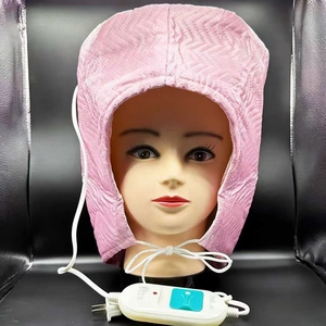 Gorro de calentamiento y secado con aceite, Gorro de calentamiento eléctrico trasero extendido, Gorro de cuero PU, Gorro de cuidado, Gorro de evaporación - Product Image 1