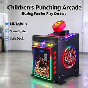 Macchina da Boxe per Bambini con Luci LED e Display Punteggio, Funzionamento a Moneta per Centri di Divertimento, Disponibile - Product Image 2