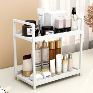Cosmetics Organizer <b>Desktop</b> <b>Shelf</b> 30cm X 17cm 2 Tier Makeup Storage For Bathroom Or Dorm Room - Product Image 2