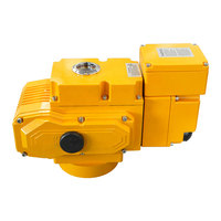 Actionneur électrique compact en alliage d'aluminium AC110V, 220V, 380V avec commande précise, fonctionnement universel automatique/manuel