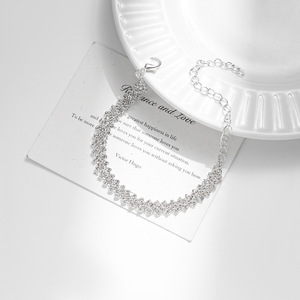 Parure Collier, Boucles <span class=keywords><strong>d</strong></span>'Oreilles et Bracelet Ultra-Brillante pour Femme, en Cristal et Strass Incrustés de Diamants, Plaqué Or, Forme en U, pour la Clavicule - Product Image 2