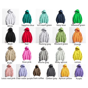 Venta al por mayor 100% algodón 350gsm hombres sudaderas peso pesado sin forro regular otoño estiramiento transpirable cómodo opciones personalizadas - Product Image 5