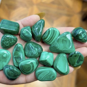 Bán buôn Chất lượng cao tự nhiên đánh bóng màu xanh lá cây Malachite số lượng lớn giảm đá để chữa bệnh trang trí nội thất - Product Image 2