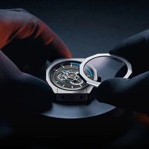 Montre de luxe pour homme BG8601-S, montre mécanique automatique allemande, squelette, lumineuse, bracelet en acier inoxydable - Product Image 4