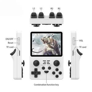 Vente chaude <span class=keywords><strong>Powkiddy</strong></span> <span class=keywords><strong>RGB20S</strong></span> Mini Console de Jeu 3.5 IPS Écran Pouces Portable Classique Rétro Lecteur de Jeu Portable Pour PSP/N64 - Product Image 2