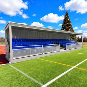 Graderías Portátiles Modulares para Estadios, Contenedores con Techo para Espectadores de Fútbol y Otros Deportes - Product Image 1