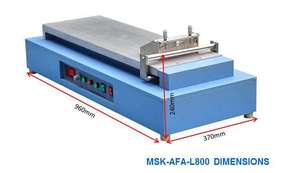 Equipo de Recubrimiento Automático de Laboratorio con Cuchilla de Precisión y Calentamiento Inferior para la Fabricación de Láminas de Electrodos de Baterías de Litio - Product Image 2
