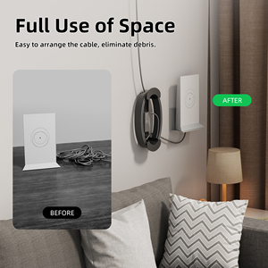 Kit de Soporte de Pared para Starlink Mini de 1000Mbps, Adaptador Ethernet Starlink Gen 2, Organizador de Cables ABS para Exteriores, Auto, RV - Product Image 5