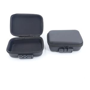 <b>EVA</b> Zipper Box Black Combination Lock Storage Bag For 3C Digital Products Headphone Packaging - Product Image 1