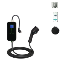 Nouveau chargeur EV portable 3,5 kW, certifié UE, interface Type 2, prise Schuko, longueur de câble personnalisable 3m/5m/10m/longueur de câble personnalisable pour