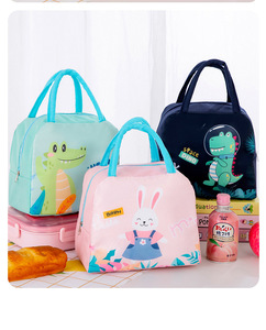 Borsa Termica per Pranzo Ecologica per Studenti, Impermeabile, Portatile, con Cerniera, Grande Capacità, Isolata Termicamente - Product Image 6