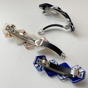 Pinza para el pelo de acetato de 8 cm, hecha a mano, nuevo estilo coreano, lazo retorcido, estampado de leopardo, elegante y con clase, accesorio para el pelo para mamá - Product Image 3