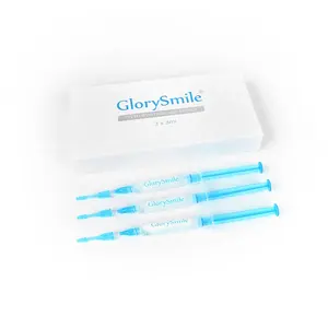 Wholesale CE Registered Gift Box 3*3ml 35%CP/16%HP and non-peroxide teeth whitening Gel Refills Syringes Kit