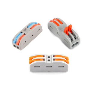 2 in 2 Out Terminal <b>Quick</b> <b>Connector</b> Electric Universal Cable <b>Connector</b> Fast Compact Wire Connection Push in Wiring Terminal - Product Image 1