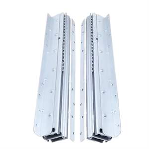 Glissières de <span class=keywords><strong>tiroir</strong></span> à montage <span class=keywords><strong>sous</strong></span> plan robustes de 24 pouces, extension complète, rails métalliques à roulements à billes, montage en bas, dissimulées, pour chambre à coucher, salle de sport - Product Image 1